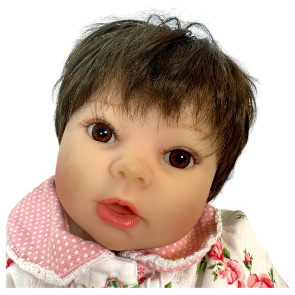 Aori Reborn Female Baby Brown Eyes and Hair - Picture 7 of 7